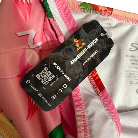 Anheuser-Busch XL New w/tags Bathing Suit Shiniesty  Polyester Spandex One Piece - Picture 4 of 6